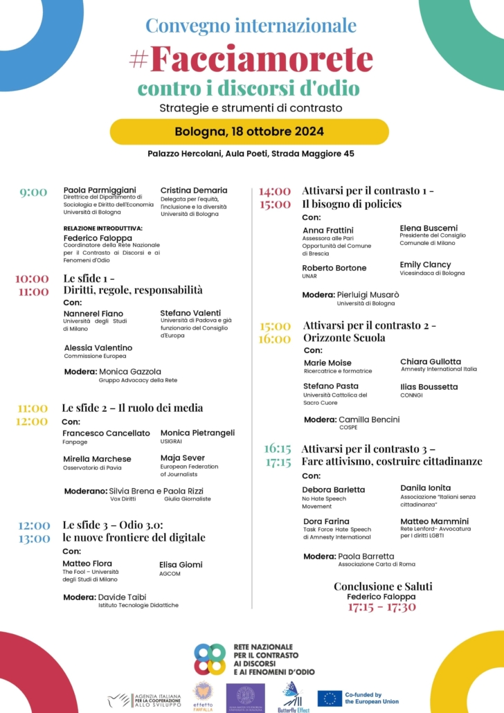 Convegno facciamo rete Bologna 18 ottobre